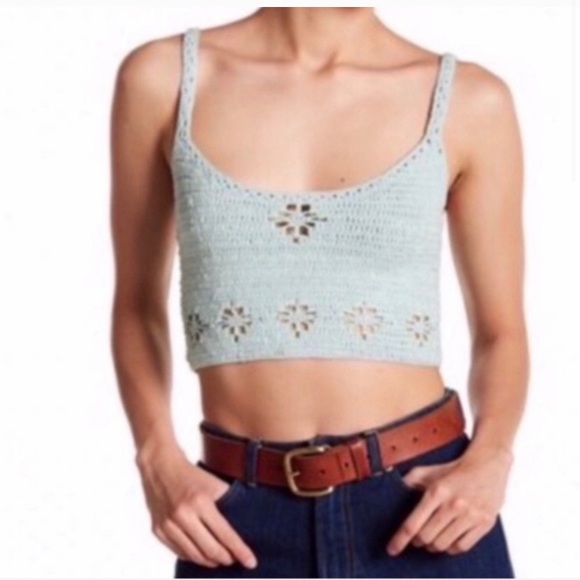 free people Berlinette Crochet Cami Crop - Picture 4 of 7